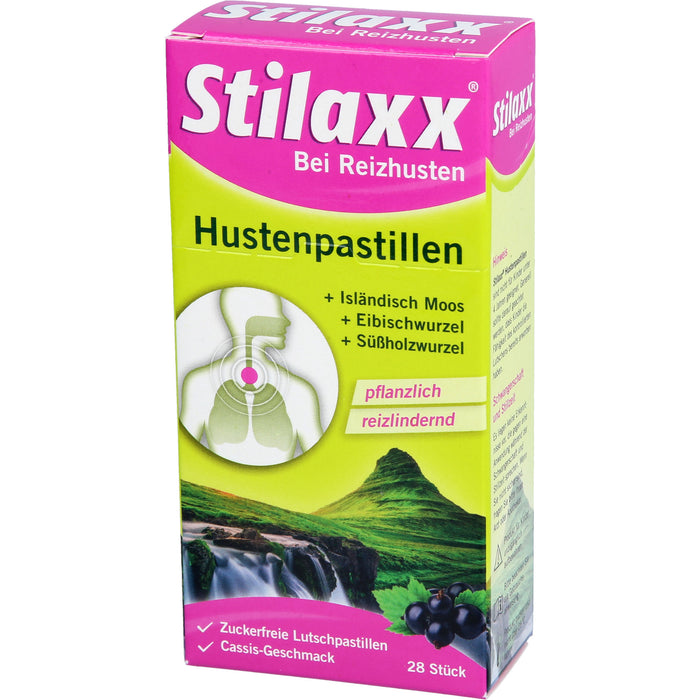 Stilaxx Hustenpastillen Isländisch Moos, 28 pcs. Pastilles