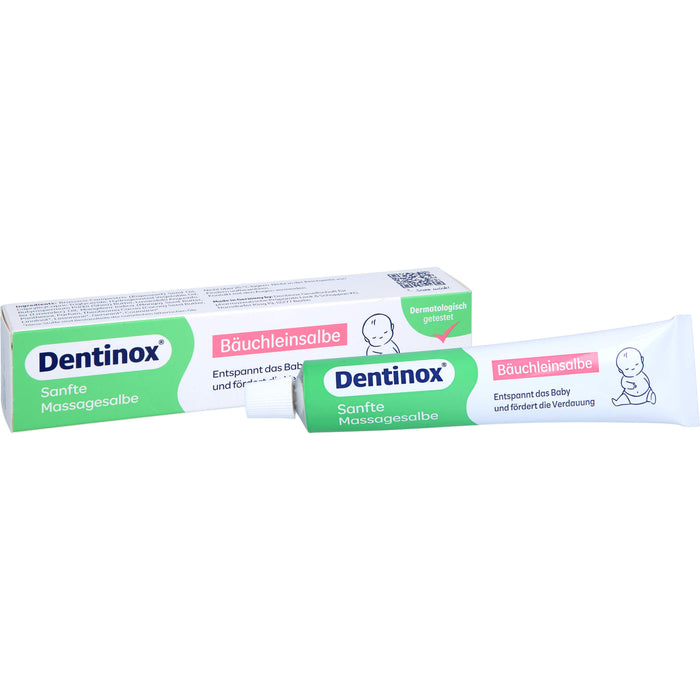 Dentinox Bäuchleinsalbe entspannt das Baby und fördert die Verdauung, 50 ml Cream