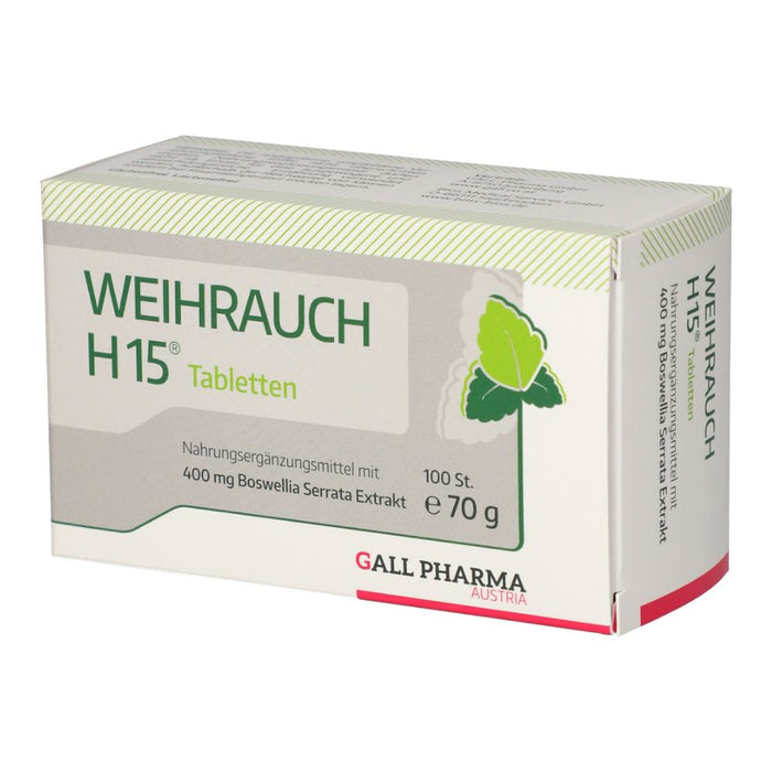 Bios Medical Services Weihrauch H 15 Tabletten, 100 pc Tablettes