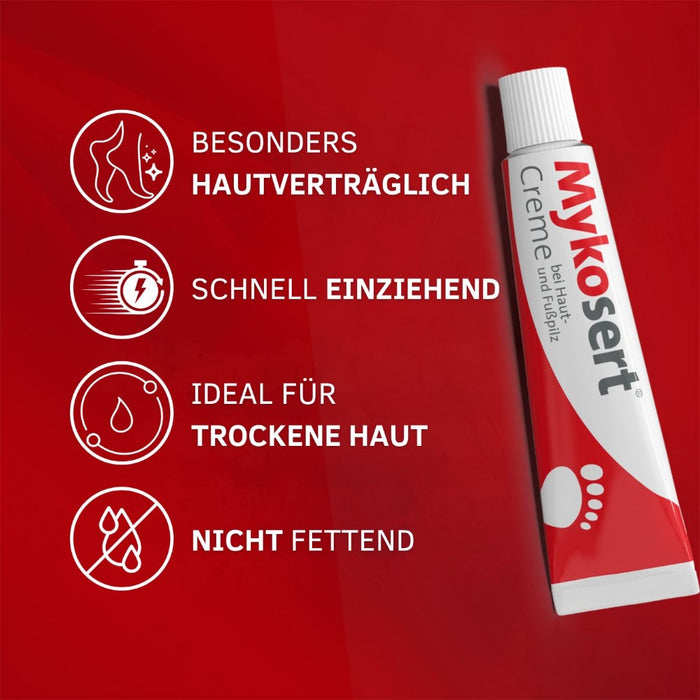 Mykosert Creme Haut & Fuss, 20 g CRE