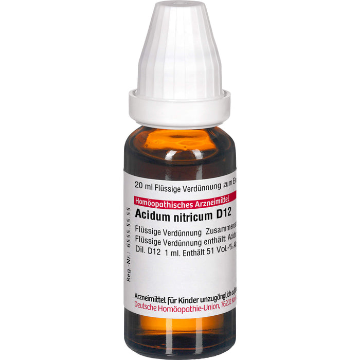 DHU Acidum nitricum D12 Dilution, 20 ml Solution