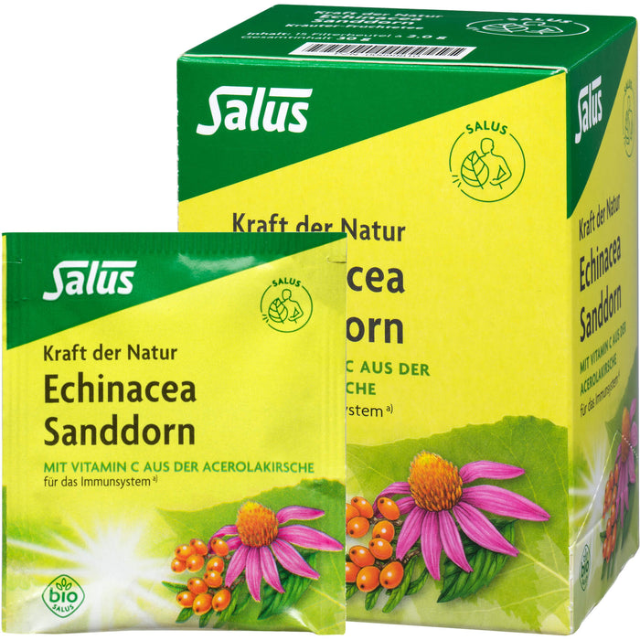 Echinacea Sanddorn Tee Kraft der Natur Salus, 15 St FBE