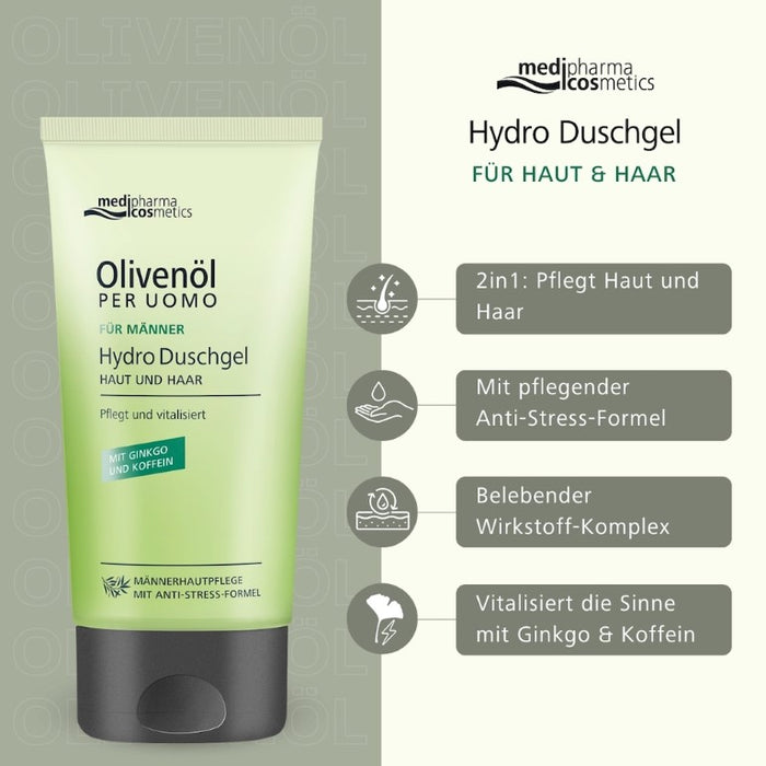 OLIVENÖL PER UOMO Hydro Duschgel, 150 ml, 150 ml Shower Gel