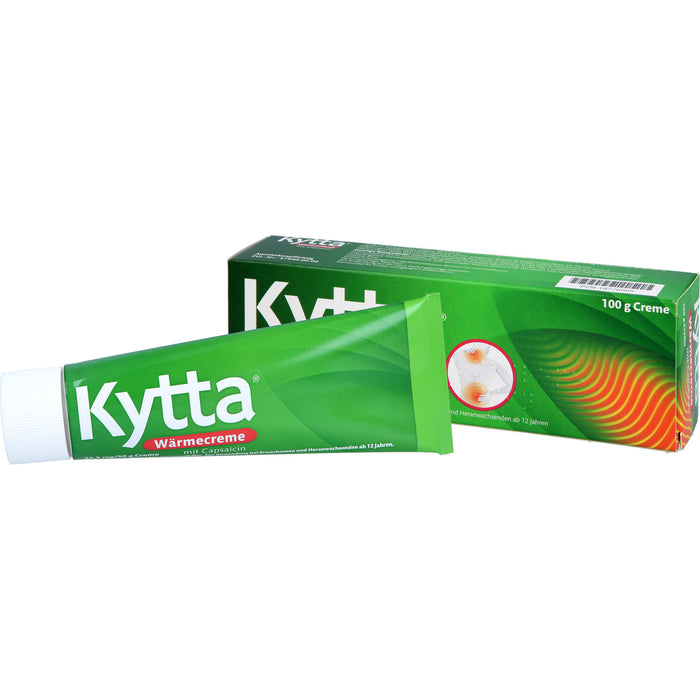 Kytta Wärmecreme mit Capsaicin gegen Muskelschmerzen & Verspannungen, 100 g Crème