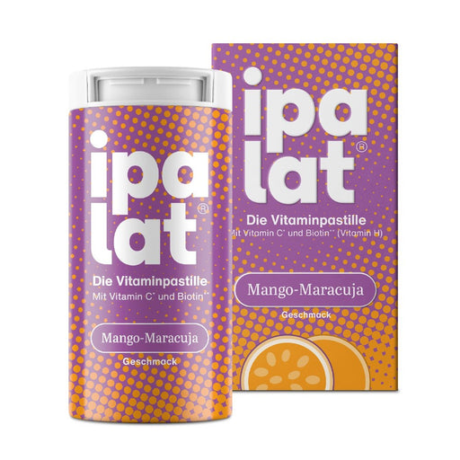 ipalat Vitaminpastillen Mango-Maracuja, 40 St. Pastillen