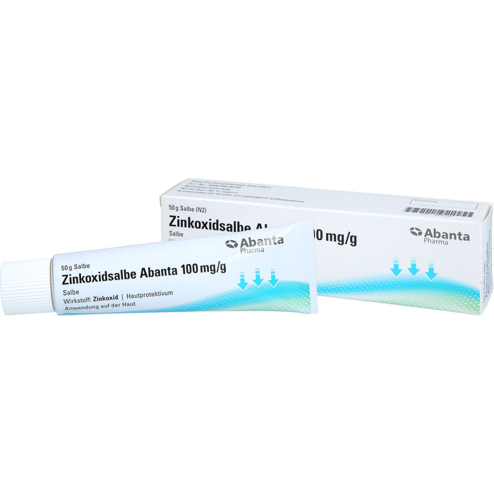 Abanta Pharma Zinkoxidsalbe 100 mg / g Hautprotektivum, 50 g Onguent