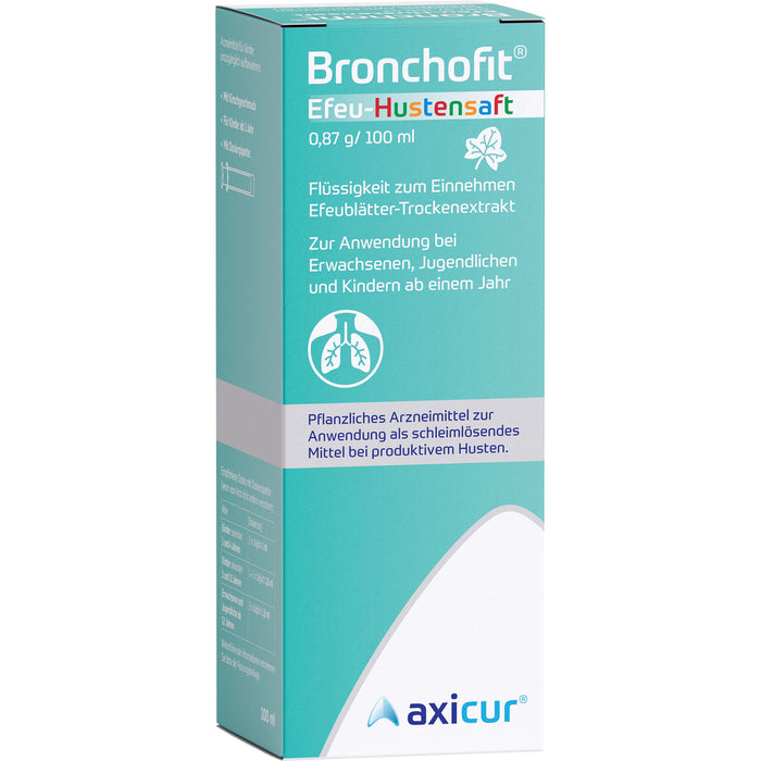 Bronchofit  Efeu-Hustensaft, 0,87 g/100 ml, Flüssigkeit zum Einnehmen, 100 ml Solution