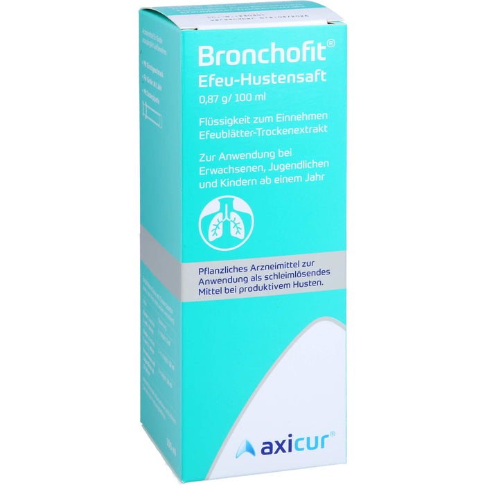 Bronchofit® Efeu-Hustensaft, 0,87 g/100 ml, Flüssigkeit zum Einnehmen, 100 ml Solution