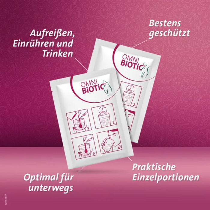 OMNi-BiOTiC Woman Pulver mit hochaktiven Lactobazillen, 14 pcs. Sachets
