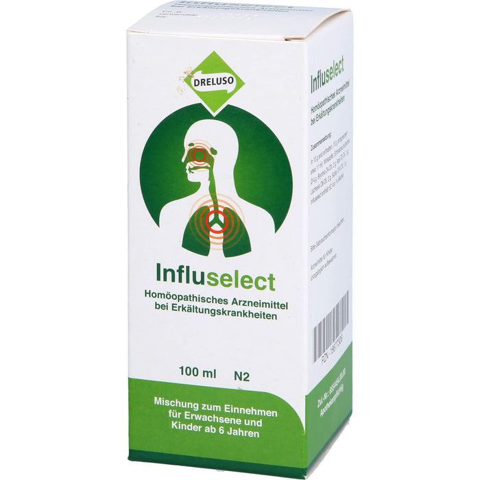 Influselect Mischung bei Erkältungskrankheiten, 100 ml Solution