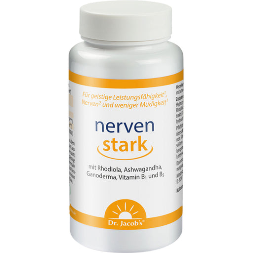 Dr. Jacob's nervenstark Kapseln für Nerven, Psyche & weniger Müdigkeit, 100 St. Kapseln