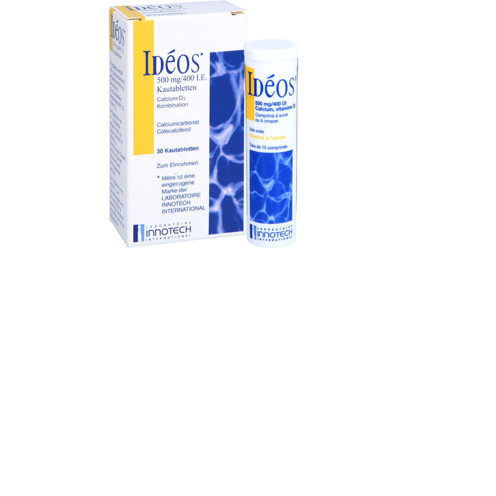 Ideos 500 mg / 400 I.E. kohlpharma Kautabletten, 30 pcs. Tablets