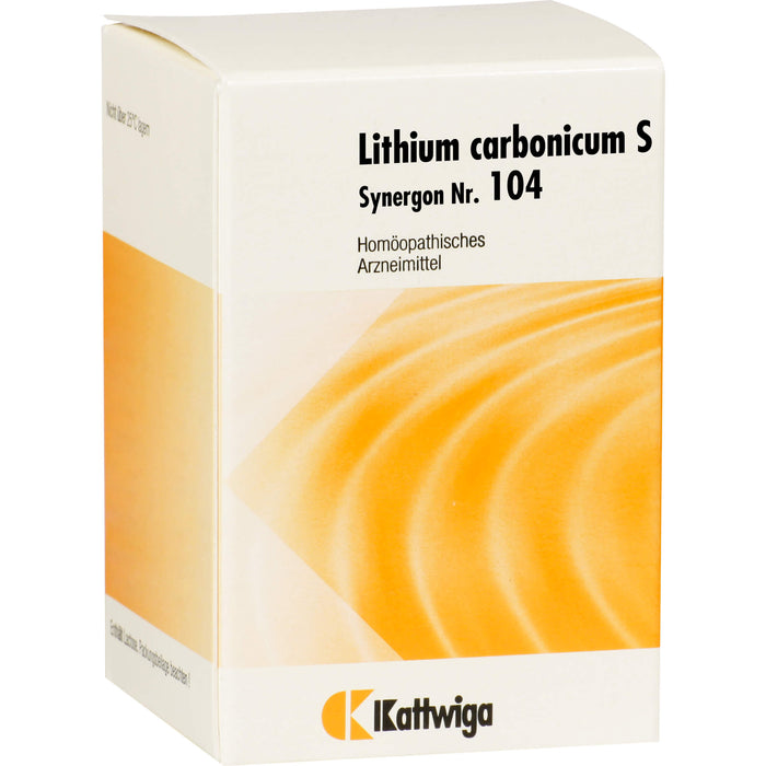 Synergon Komplex 104 Lithium carbonicum S Tbl., 200 pcs. Tablets