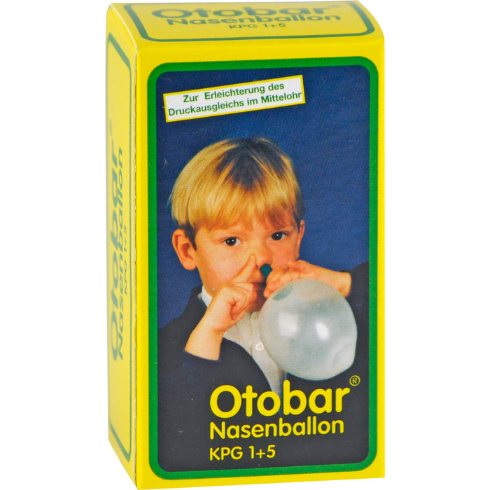 Otobar Nasenballon für den Druckausgleich im Mittelohr, 1 pc Paquet combiné