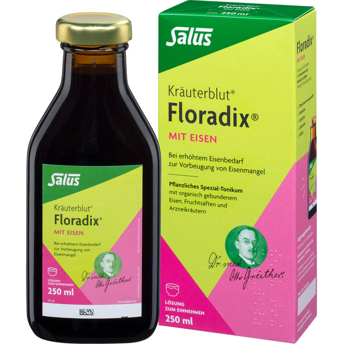 Floradix mit Eisen Lösung, 250 ml Solution