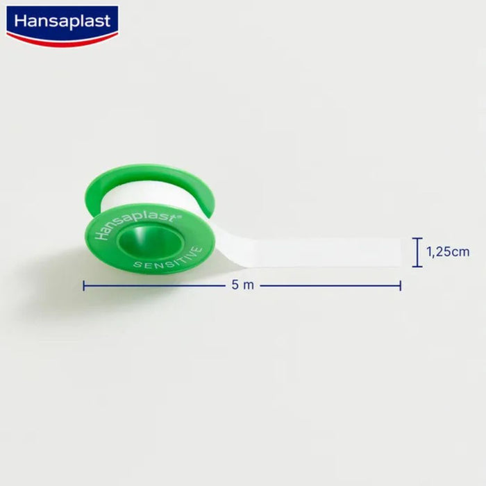 Hansaplast Sensitive Fixierpflaster 5 m x 1,25 cm, 1 pc Pansement