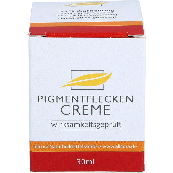 allcura Pigmentflecken Creme, 30 ml Creme