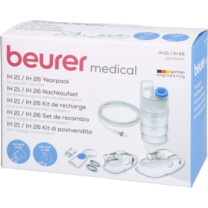 Beurer IH 21 / IH 25 / IH 26 Zubehörset zur Anwendung mit dem Inhalationsgerät, 1 St. Zubehör
