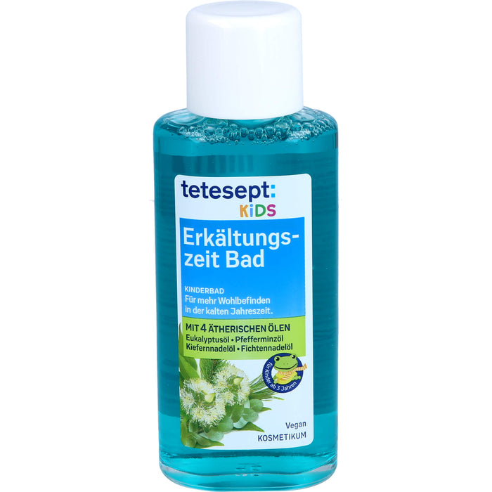 Tetesept Kinderbad Erkältungszeit Bad mit 5 ätherischen Ölen, 125 ml Solution