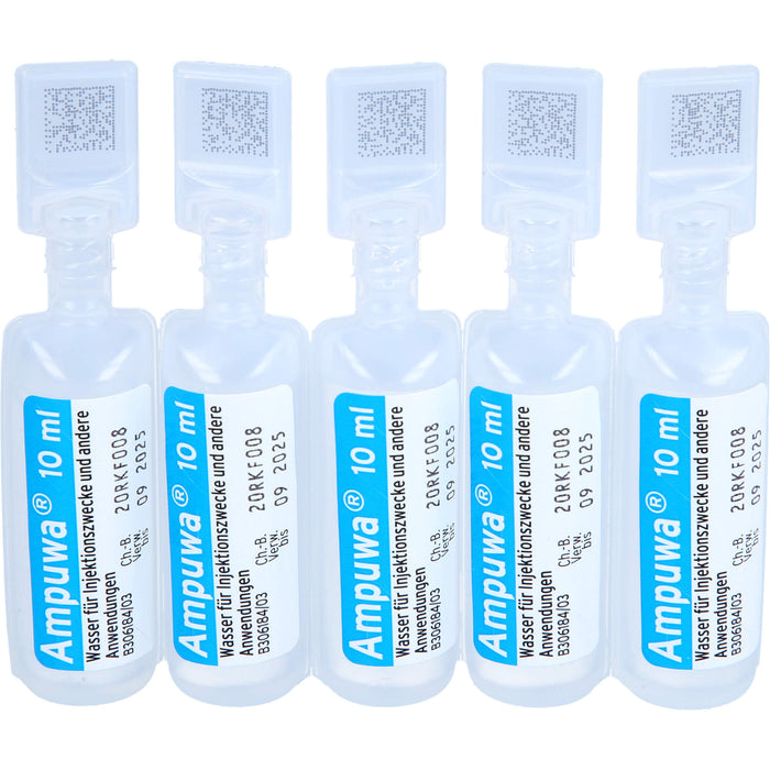 Ampuwa, Lösungsmittel zur Herstellung von Parenteralia Polyethylenampullen, 10 ml, 200 ml Solution