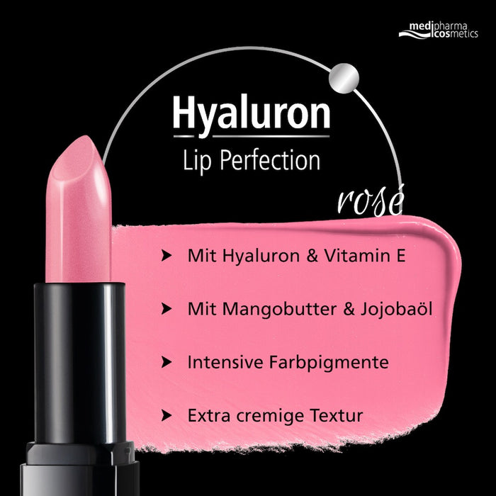 medipharma cosmetics Hyaluron Lip Perfection Lippenstift rose, 4 g Stift