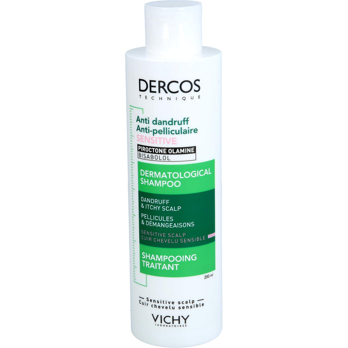 DERCOS Anti-Schuppen Intensiv Shampoo für empfindliche Kopfhaut, 200 ml Shampoo