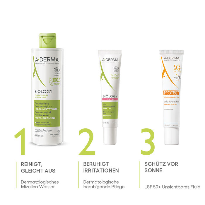A-DERMA BIOLOGY Beruhigende Pflege, 40 ml Cream