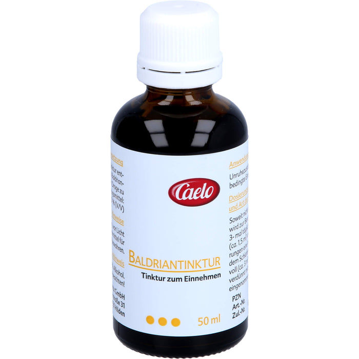 Caelo Baldriantinktur zur Beruhigung bei Einschlafstörungen, 50 ml Solution