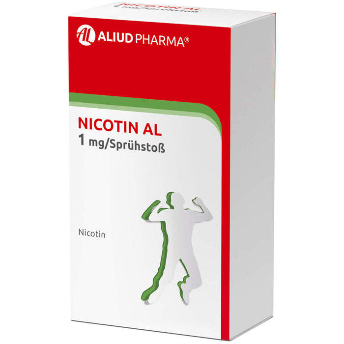 Nicotin AL 1 mg/Sprühstoß Spray zur Rauchentwöhnung, 2 pc Spray