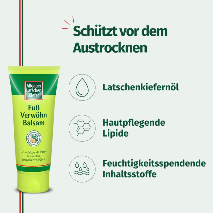 Allgäuer Latschenkiefer Fuß Verwöhnbalsam, 100 ml Crème