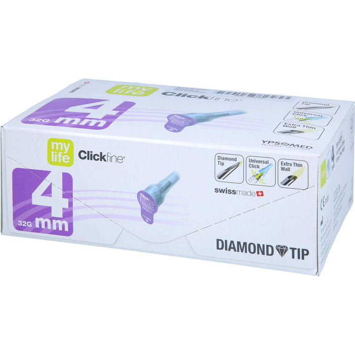 mylife Clickfine 4mm Kanülen, 100 St. Kanülen