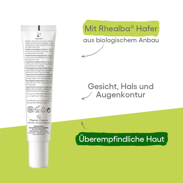 A-DERMA BIOLOGY Beruhigende Pflege, 40 ml Cream