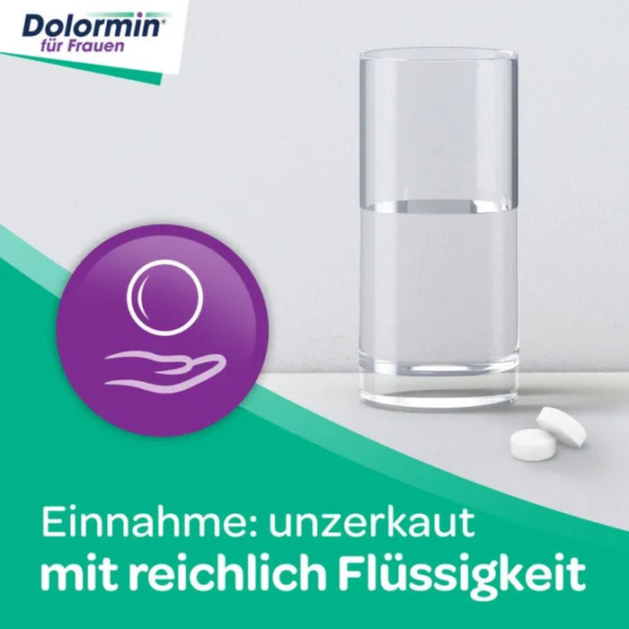 Dolormin für Frauen Tabletten bei Menstruationsbeschwerden, 20 pc Tablettes