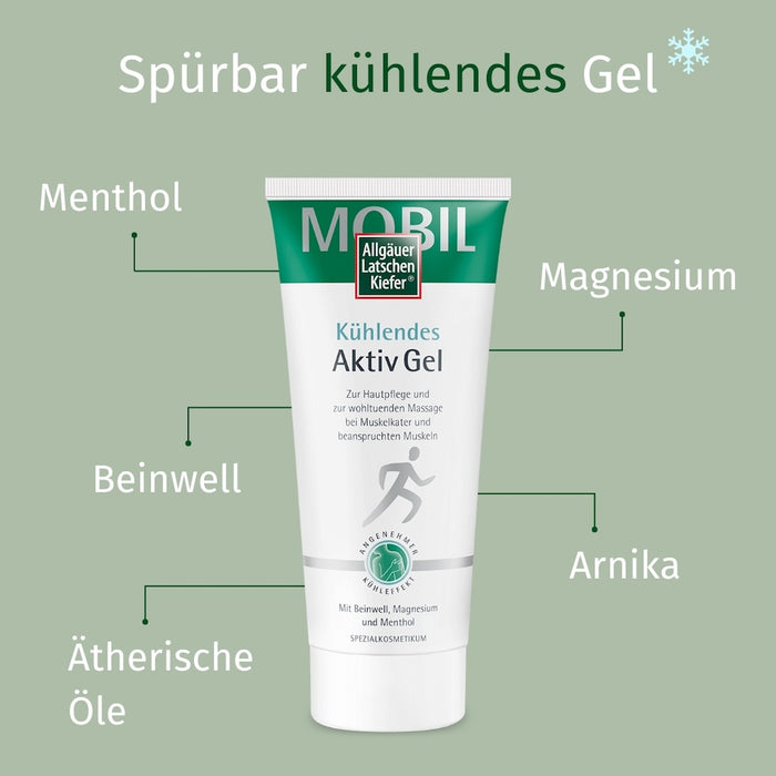 Allgäuer Latschenkiefer Kühlendes Aktiv Gel, 200 ml Gel