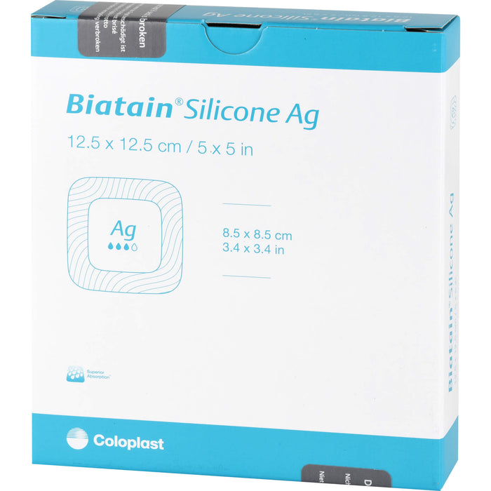 Biatain Silicone Ag Schaumverband, 5 St VER