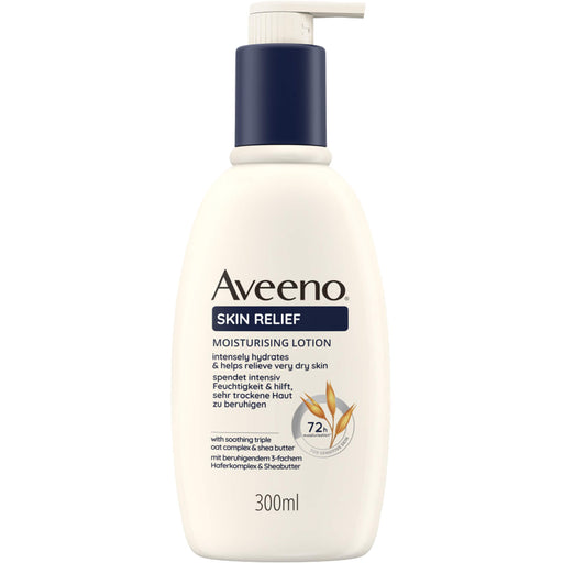 Aveeno Skin Relief Bodylotion mit 3-fachem Haferkomplex für trockene Haut, 300 ml Creme