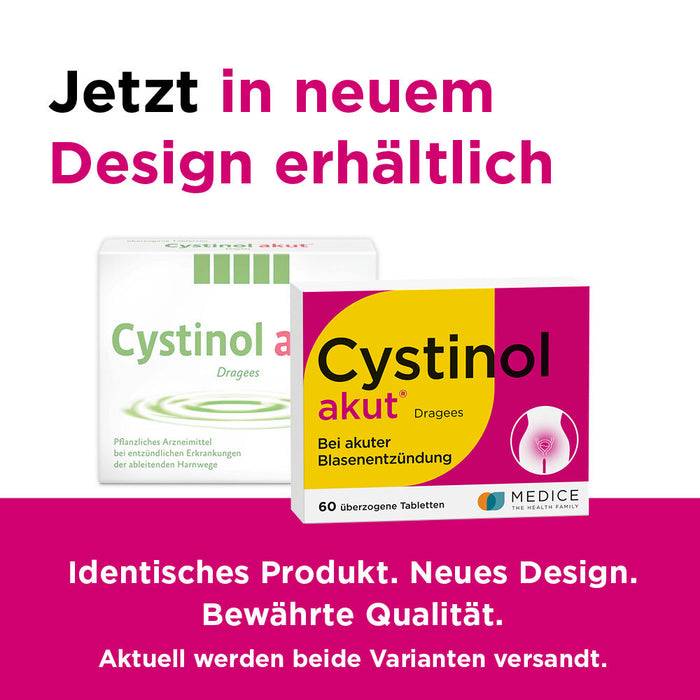 Cystinol akut Dragees bei Harnwegserkrankungen, 60 pc Tablettes