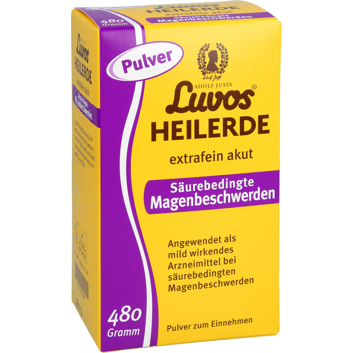 Luvos Heilerde extrafein akut säurebedingte Magenbeschwerden Pulver, 480 g Pulver