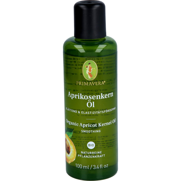 PRIMAVERA Aprikosenkernöl bio glättend und elastizitätsfördernd, 100 ml Öl