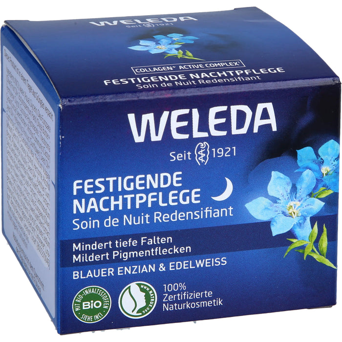WELEDA festigende Nachtpflege mindert tiefe Falten und Pigmentflecken, 40 ml Cream