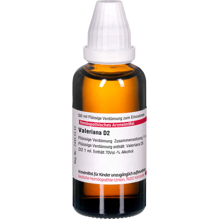 Valeriana D2 DHU Dilution, 50 ml Solution