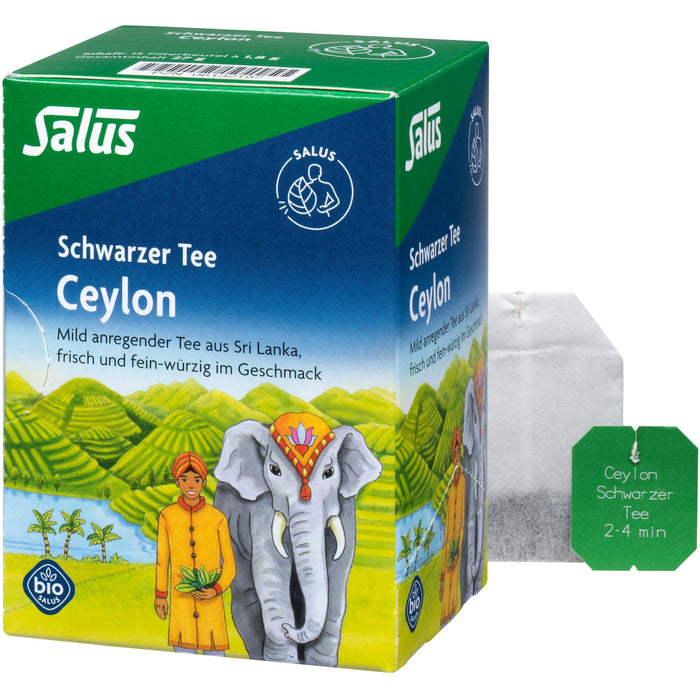 Salus Ceylon Schwarzer Tee bio, 15 St. Filterbeutel