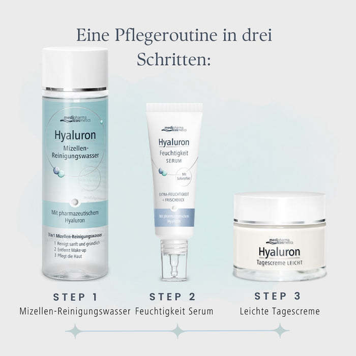 Medipharma Cosmetics Hyaluron Mizellen-Reinigungswasser, 200 ml Solution