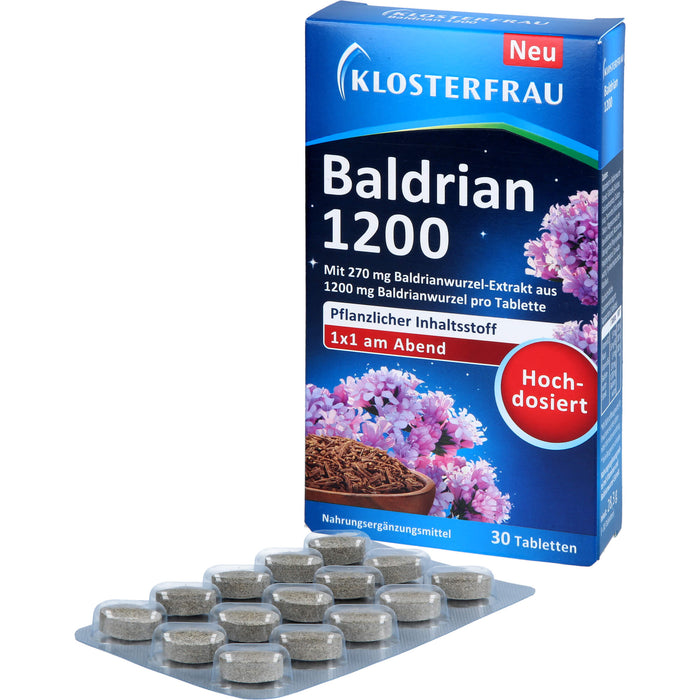 Klosterfrau Baldrian 1200 Tabletten, 30 pcs. Tablets
