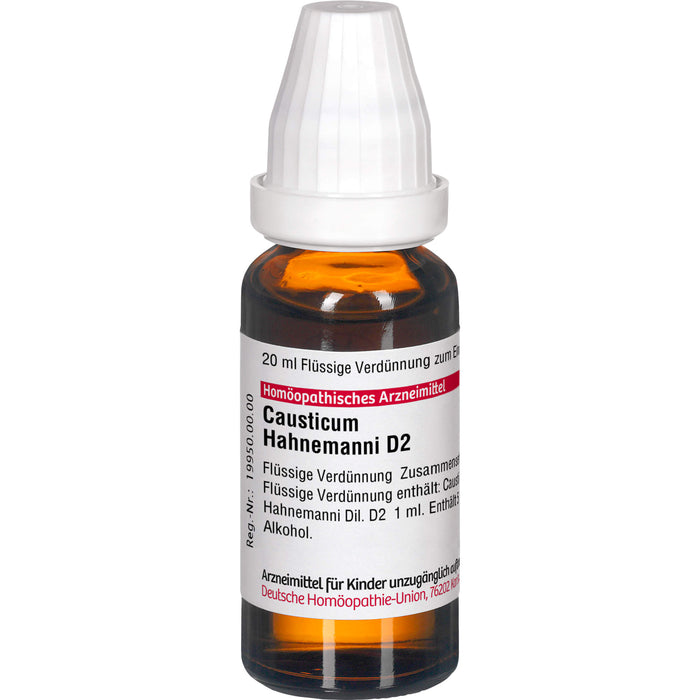 Causticum Hahnemanni D2 DHU Dilution, 20 ml Solution