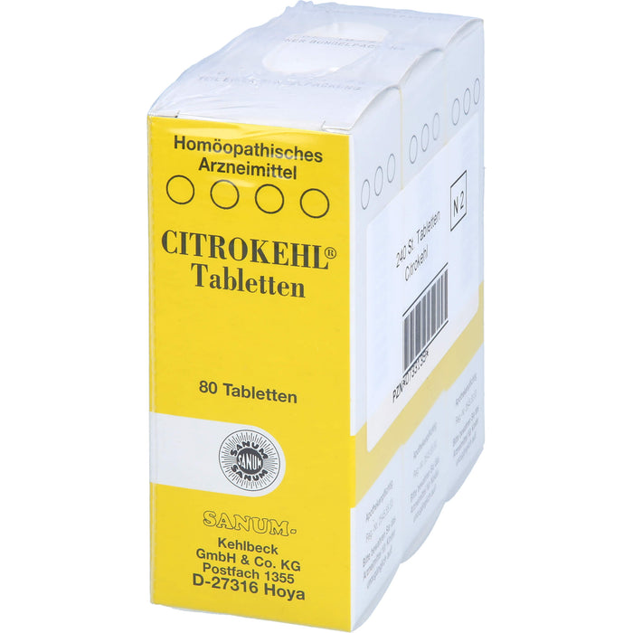SANUM-KEHLBECK Citrokehl Tabletten, 240 pc Tablettes