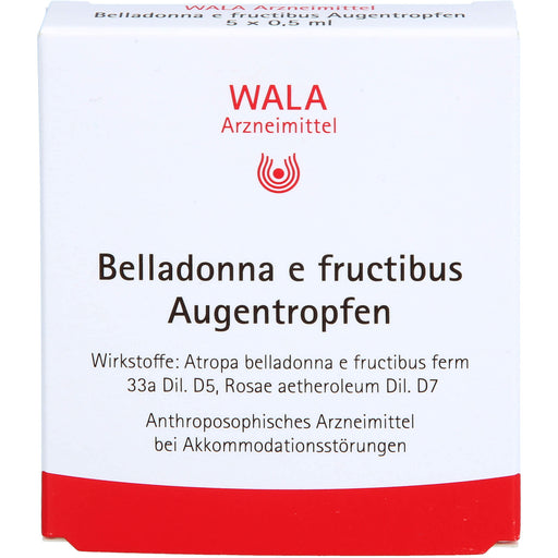 Belladonna e fructibus Wala Augentropfen, 5X0.5 ml ATR