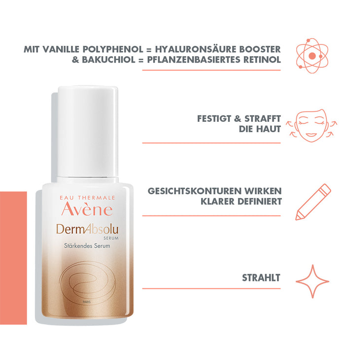 Avène DermAbsolu stärkendes Serum für Haut und Gesicht, 30 ml Solution