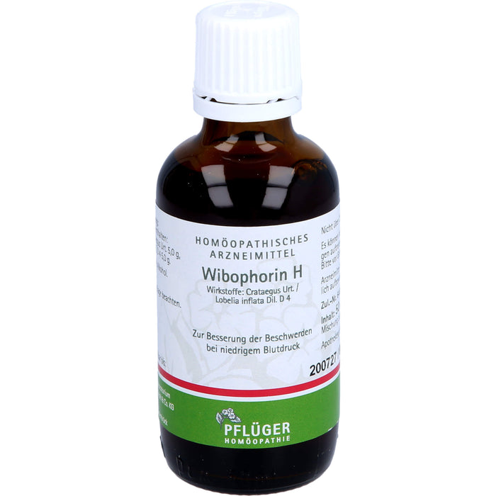 Wibophorin H Lösung bei niedrigem Blutdruck, 50 ml Solution