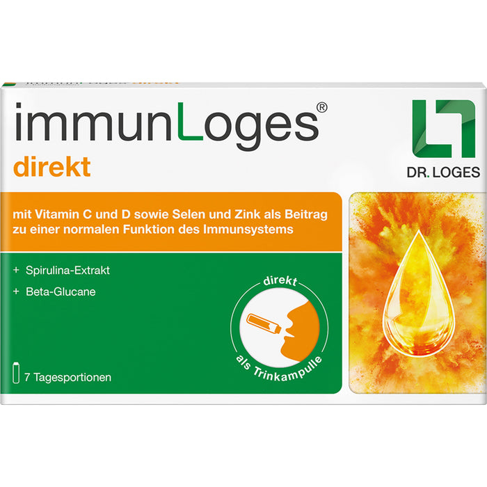 ImmunLoges direkt fruchtig, immunstark Lösung für ein gesundes Immunsystem, 7 St. Ampullen